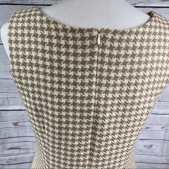 Vintage Oleg Cassini 100% wool sheath dress Sz 10 - Picture 4 of 10